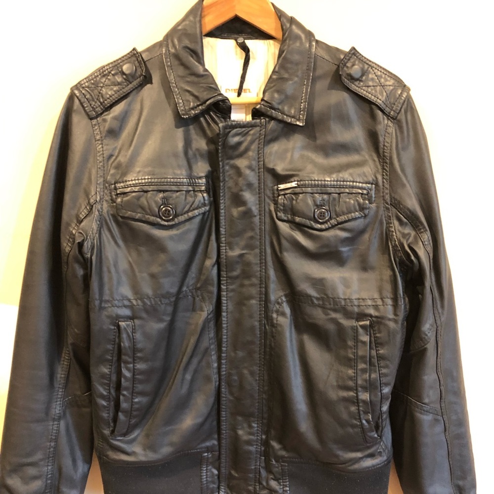 Diesel Soft Lamb Leather Jacket size M